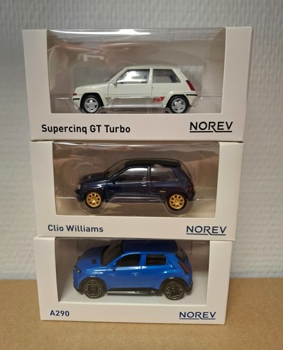 3er set renault clio - renault, williams
