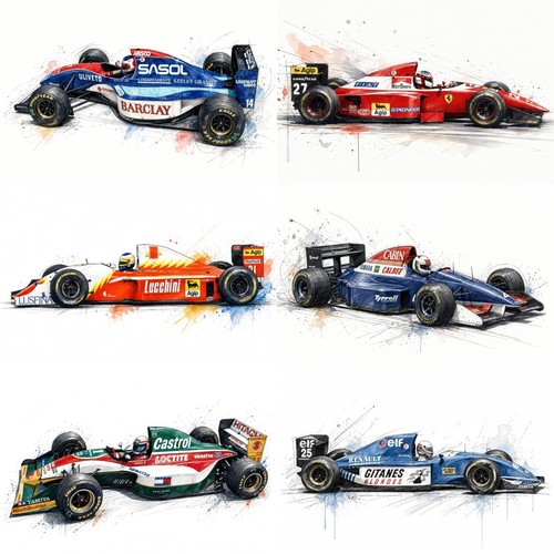 1993 formel teams auto - formel,