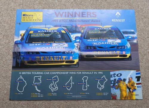 Williams renault laguna poster - renault,